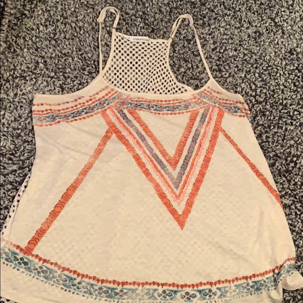 Aztec Pattern Tank Top